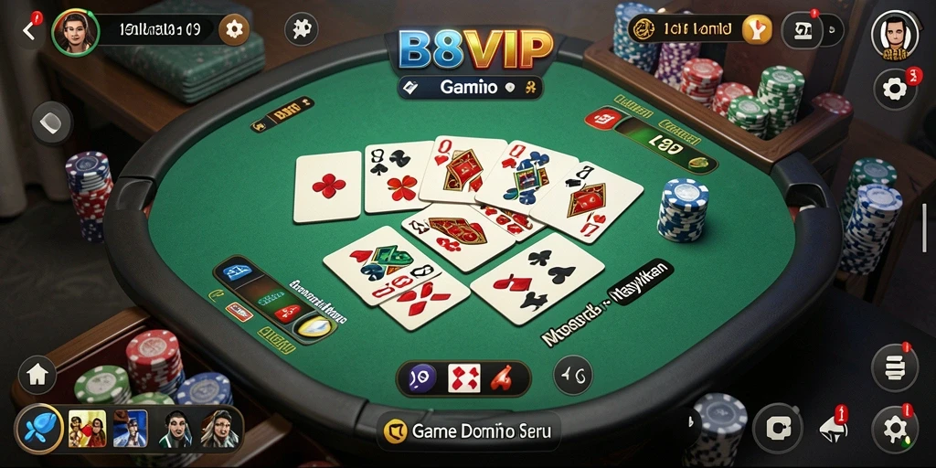 Tampilan gameplay B8VIP yang menyenangkan dan interaktif.