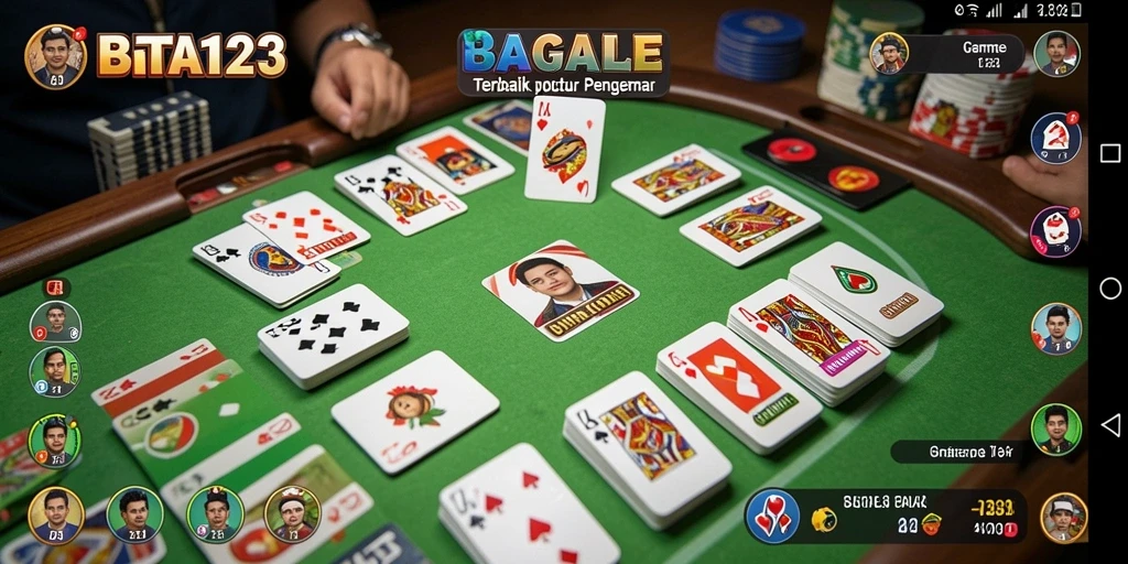 Tampilan gameplay menarik dari game Gaple BATA123.