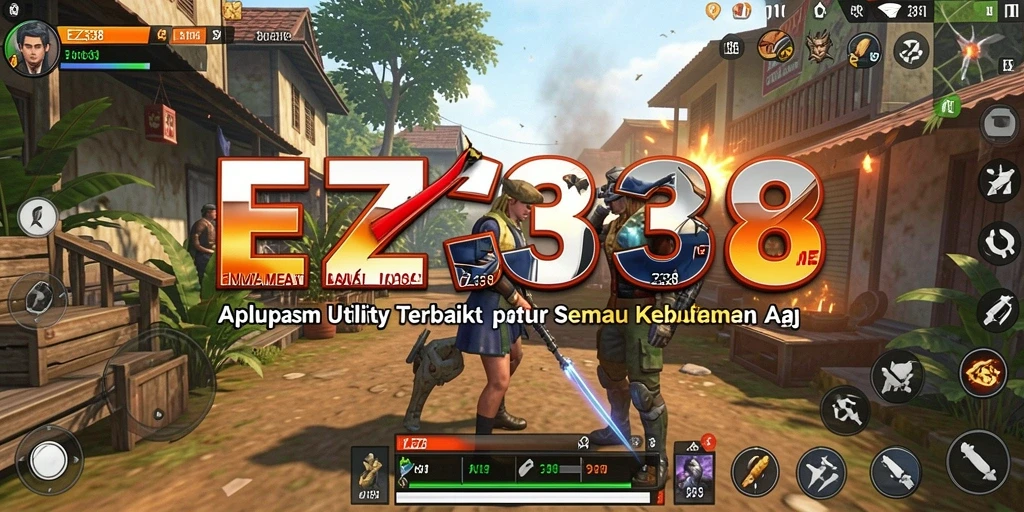 Tampilan antarmuka EZ338 yang sederhana dan mudah digunakan.