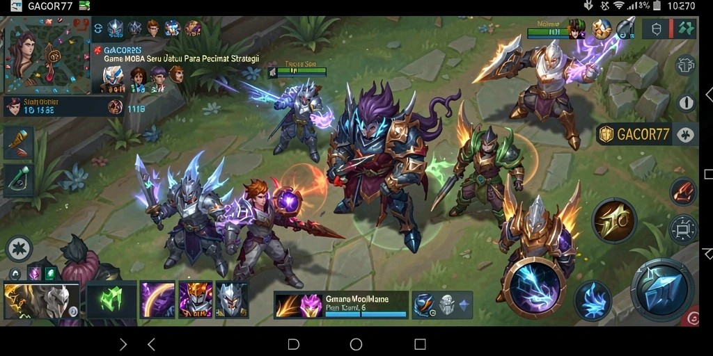 Gameplay seru dan menegangkan di GACOR77 dengan pertempuran tim.