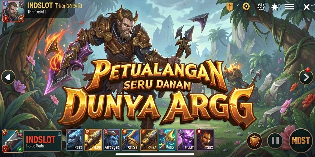 Tangkapan layar gameplay INDSLOT yang menunjukkan aksi pertempuran mendebarkan.