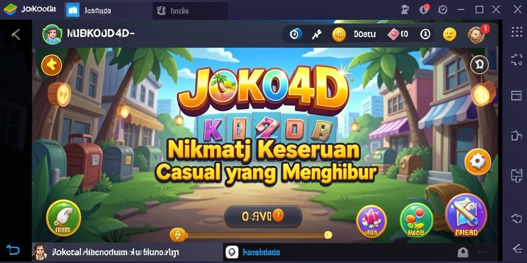 Tampilan gameplay menarik dari JOKO4D yang seru dan menantang.