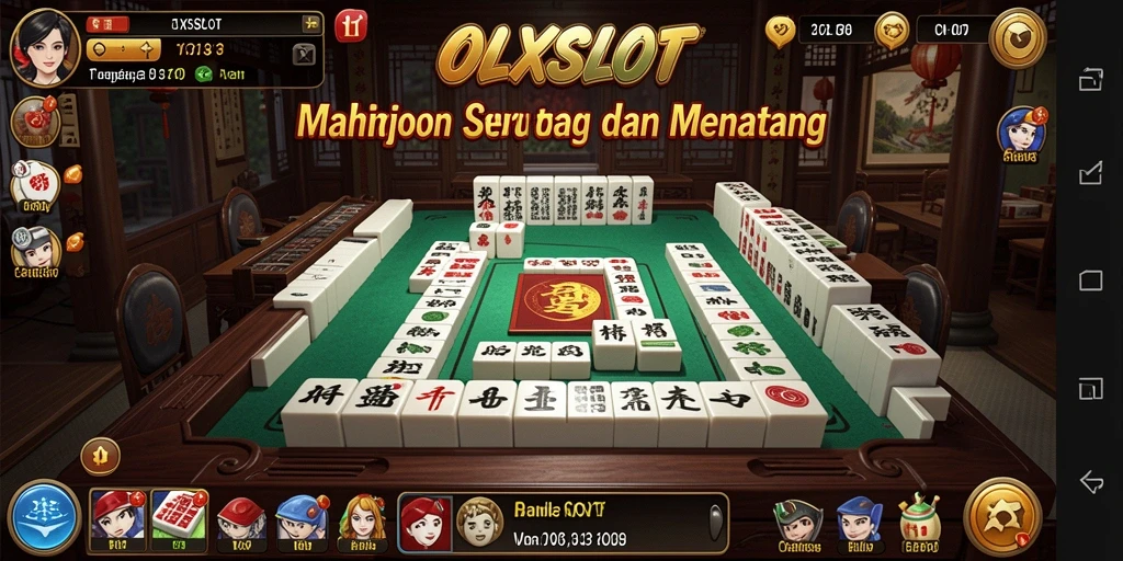 Tampilan menarik dari gameplay OLXSLOT Mahjong yang menantang.
