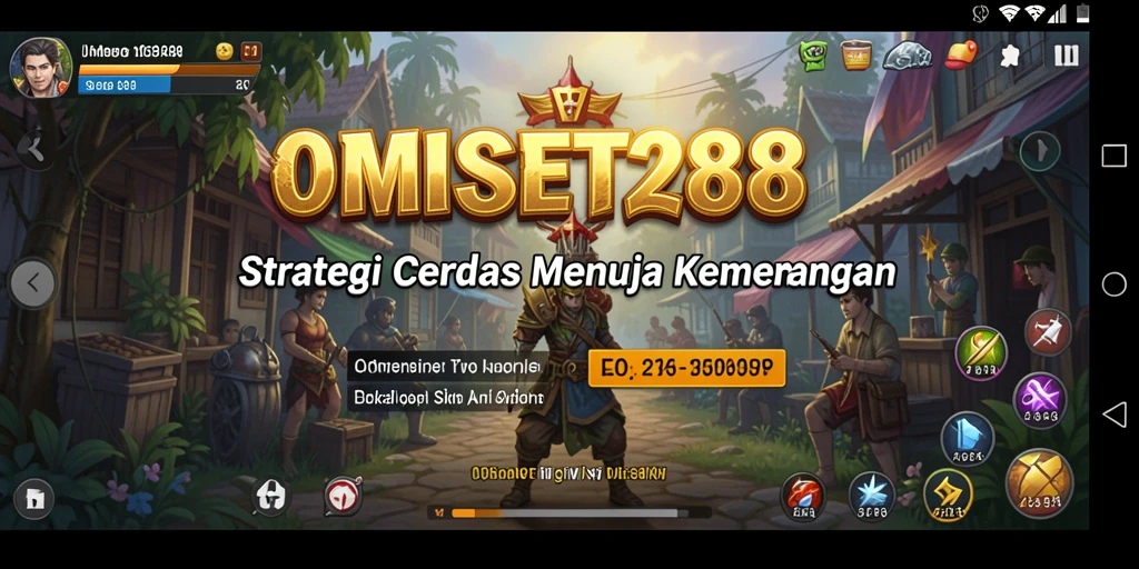 Tangkapan layar gameplay OMSET288 yang menegangkan dan strategis.