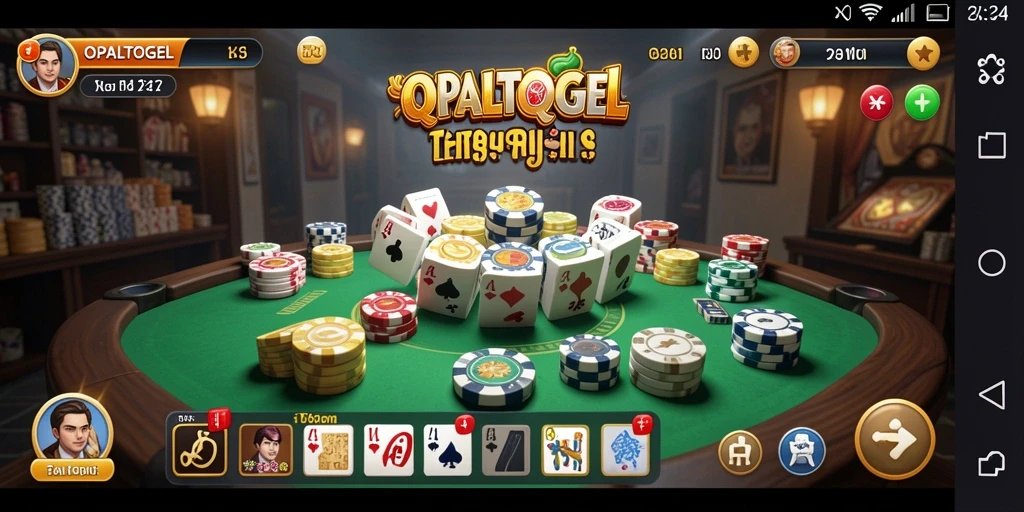 Screenshot dari gameplay seru di OPALTOGEL yang menunjukkan aksi QiuQiu.