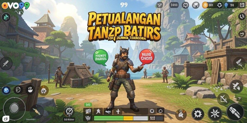 Tampilan grafis menakjubkan dari gameplay OVO99 yang bertenaga.