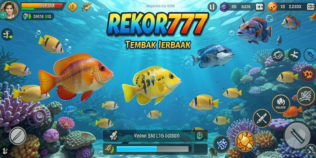 Tampilan gameplay seru dari game Tembak Ikan REKOR777.