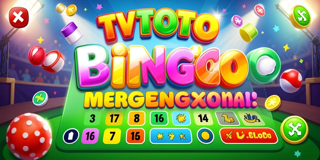 Tampilan gameplay seru dalam permainan Bingo TVTOTO.
