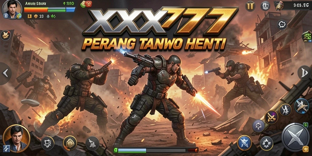 Tampilan aksi gameplay yang intens dalam XXX777.